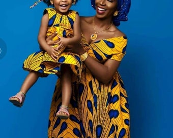 african mommy and me dresses
