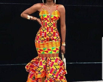 mermaid traditional african dresses