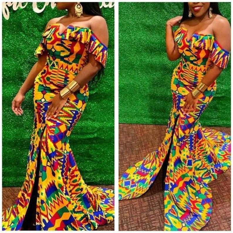 African Prom Dress / African Wedding 