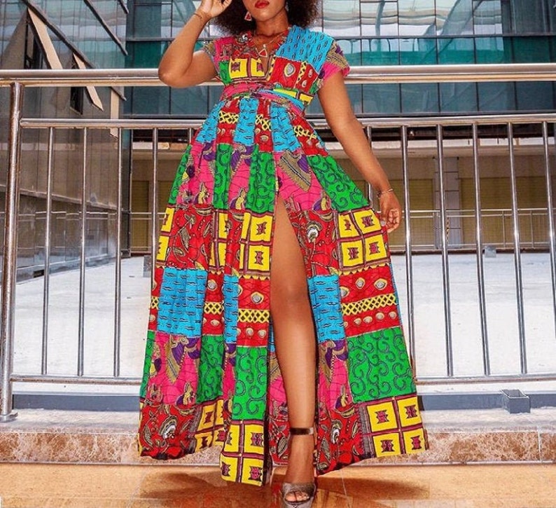 special occasion african print dresses