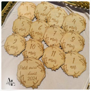 Carte étape bébé, Carte étape personnalisée, cadeau de naissance, carte étape, carte étape bois