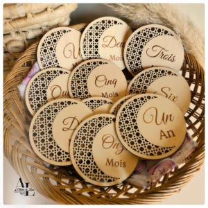 Carte étape bébé, Carte étape personnalisée, carte étape, cadeau de naissance, carte étape en bois