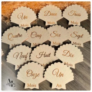 Cartes étape bébé, Carte étape personnalisée, carte étape, cadeau de naissance, carte étape en bois