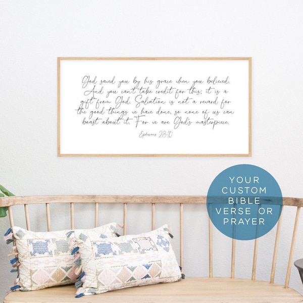 Custom Scripture Wall Art Etsy