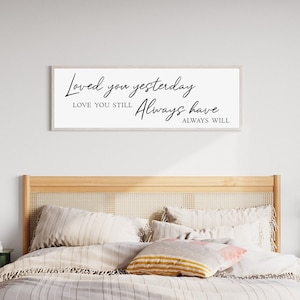bedroom wall decor over the bed, master bedroom wall decor, bedroom signs, sign for above bed, wall decor for bedroom, above bed signs