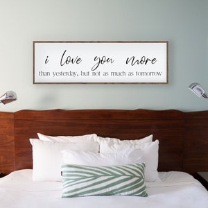 master bedroom wall decor | above bed sign | bedroom wall decor | bedroom wall art | master bedroom sign | farmhouse decor | love sign