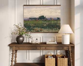 Ephesians 2:8–10 Scripture Tapestry Wall Art | Grace Through Faith Christian Canvas Art