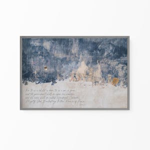 Large Christian Christmas Abstract Wall Art, Isiah 9:6 Scripture, Framed Abstract Christmas Decor, Living Room Wall Art, Framed Canvas Art image 9