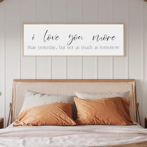master bedroom wall decor | above bed sign | bedroom wall decor | bedroom wall art | master bedroom sign | farmhouse decor | love sign