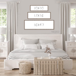 Master Bedroom Decor Bedroom Decor Wall Decor Living Room Wall Sign Farmhouse Wall Decor Wood Signs Above Bed Art Bedroom Sign image 8