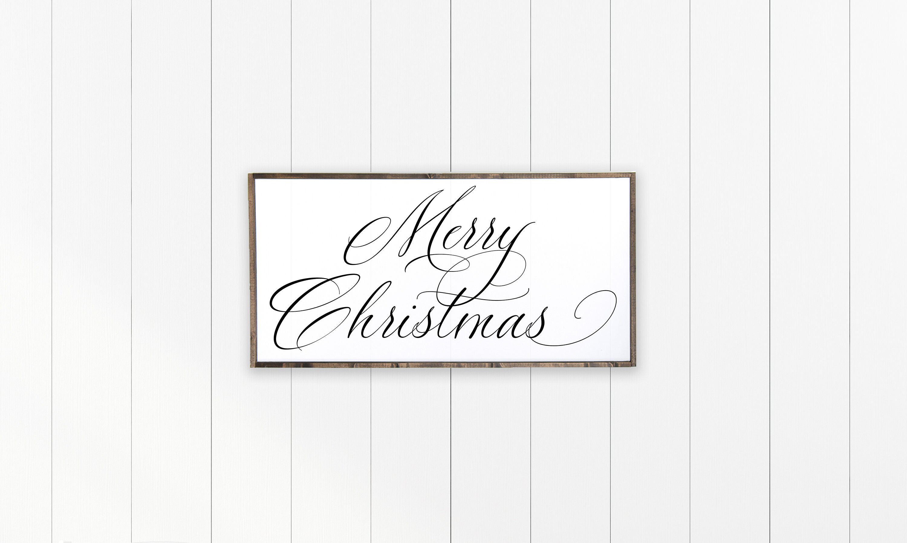 Merry Christmas Sign Wood Sign Christmas Decor Christmas | Etsy