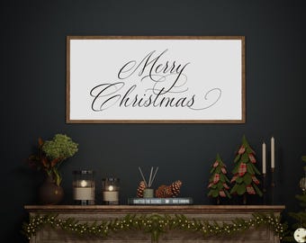 Merry Christmas sign, wood sign, christmas decor, christmas signs, christmas wall decor, front door sign, christmas decorations,holiday sign