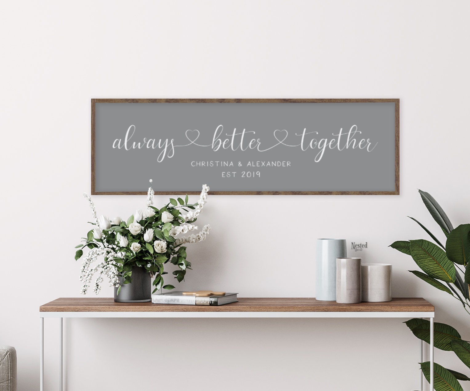 Personalized Sign-wedding Gift for Couple-custom Name - Etsy