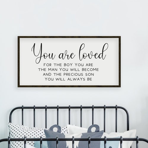 Boy Nursery Decor Affirmation Wall Art for Kids Kids Room Etsy
