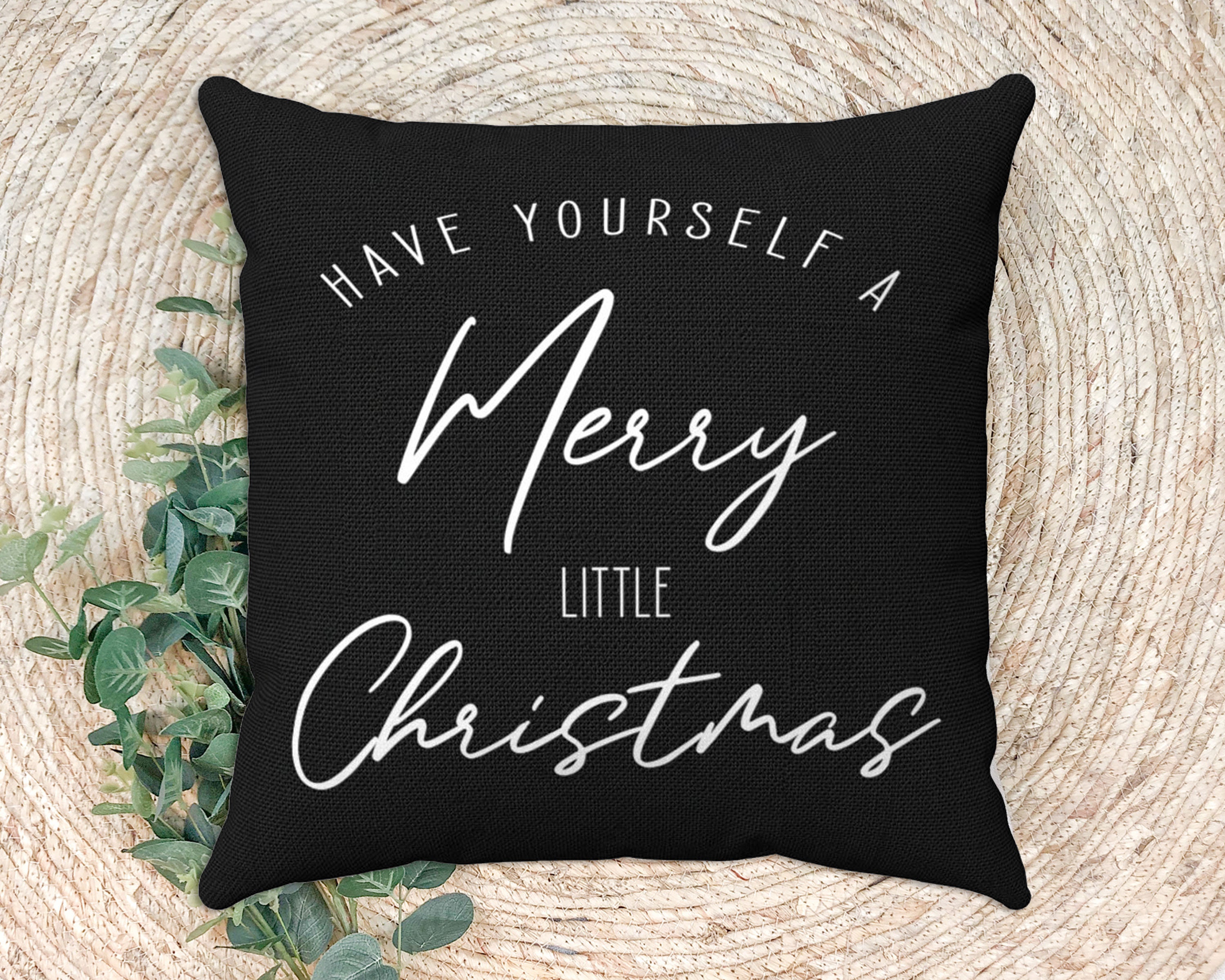 Christmas Tapestry 18x 18 Throw Pillow Covers –
