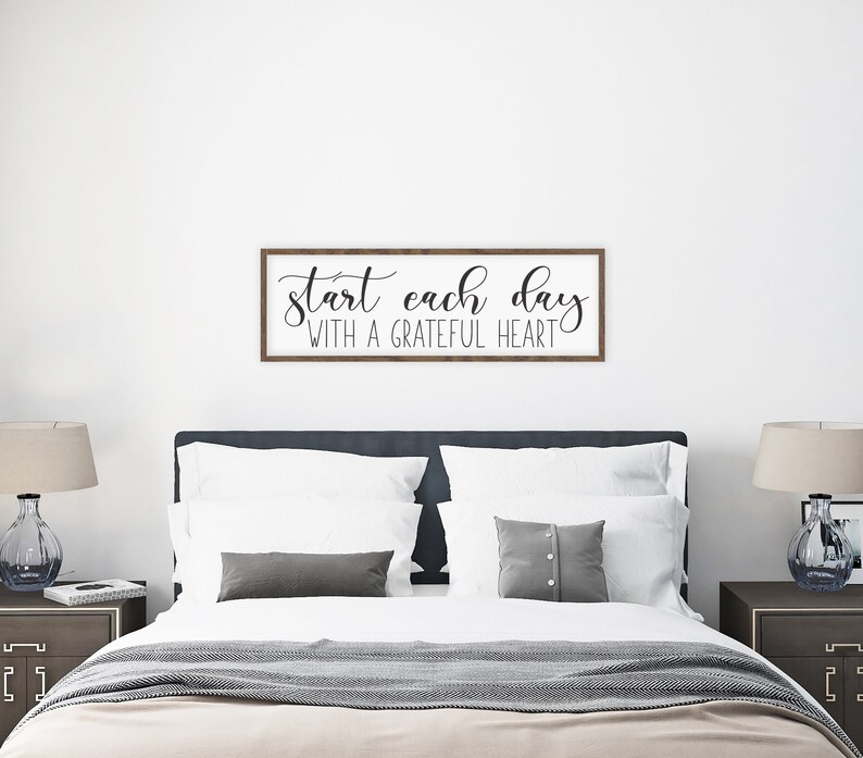 Master Bedroom Decor Bedroom Decor Wall Decor Living Room Wall Sign Farmhouse Wall Decor Wood Signs Above Bed Art Bedroom Sign image 1