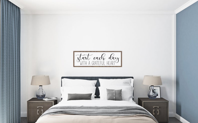Master Bedroom Decor Bedroom Decor Wall Decor Living Room Wall Sign Farmhouse Wall Decor Wood Signs Above Bed Art Bedroom Sign image 2