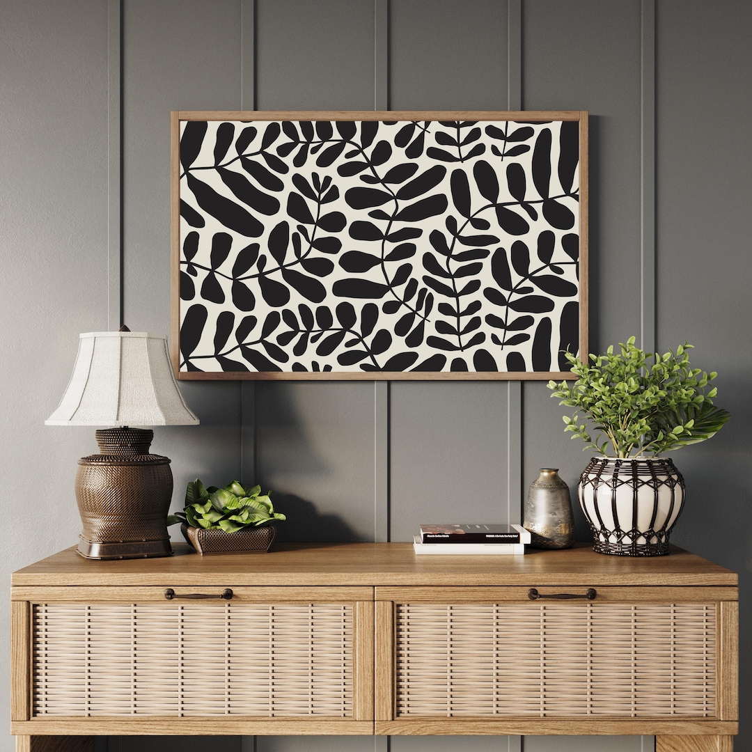 Framed Boho Botanical Wall Art | Neut...