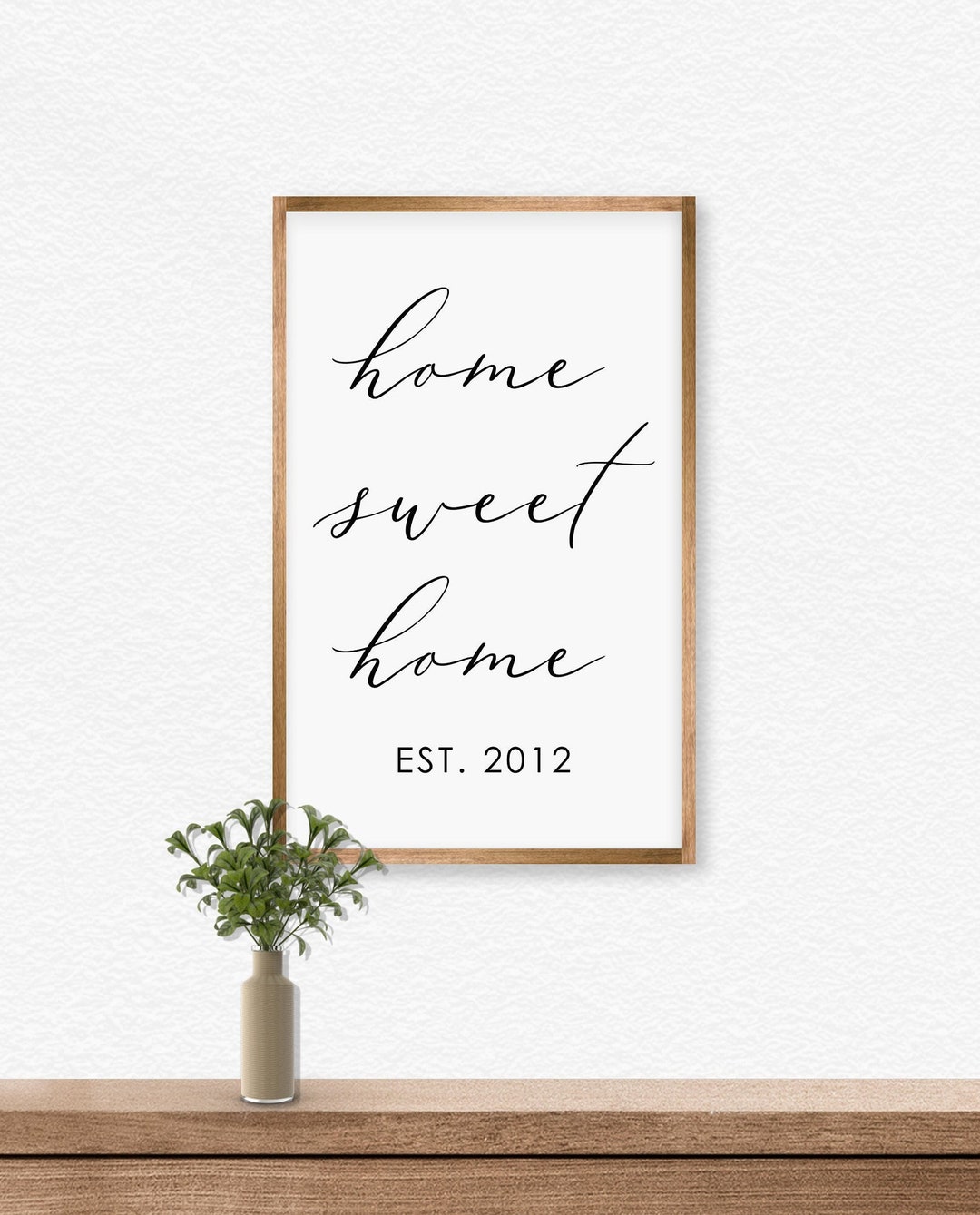 Home Sweet Home Sign,personalized Sign,home Wall Decor,farmhouse Wall