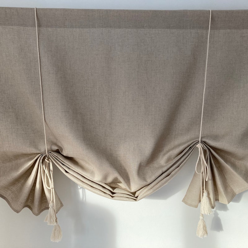 Tie up Curtain - Etsy