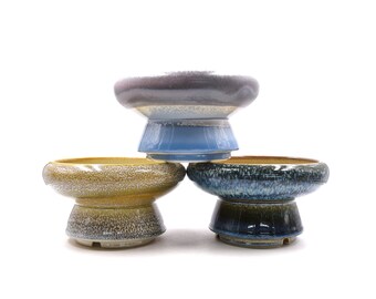 7 3/8&quot;inches flow glaze large hot pot planter pot succulent pot root pot
