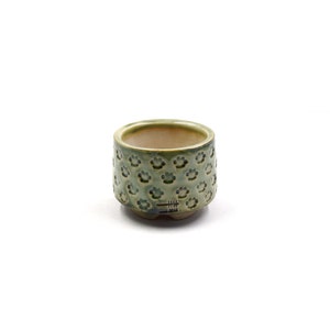 3&quot;inches green paw imprint planter pot succulent pot