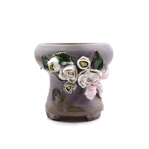 6 3/4&quot;inches pink bouquet flower planter pot succulent pot