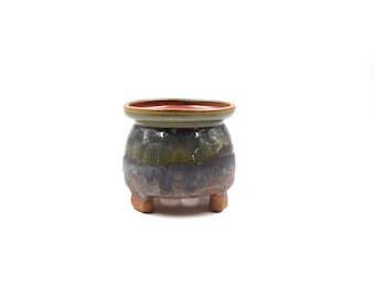 3&quot;inches flow glaze tank planter pot succulents pots #3