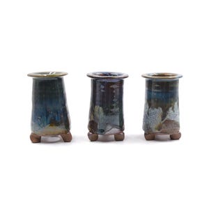 2&quot;inches up retro glaze long barrel planter pot succulent pot