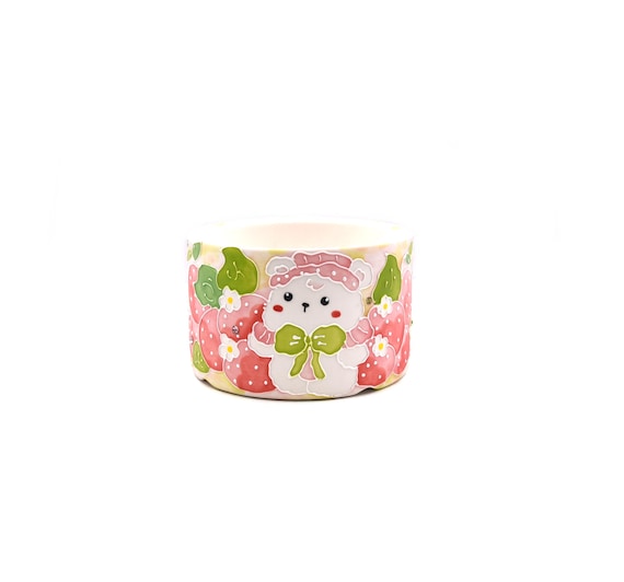 Vasetto Per Piante Grasse A Forma Di Fragola – Ceramica Dipinta A Mano – Scegli Taglia S O L - 6