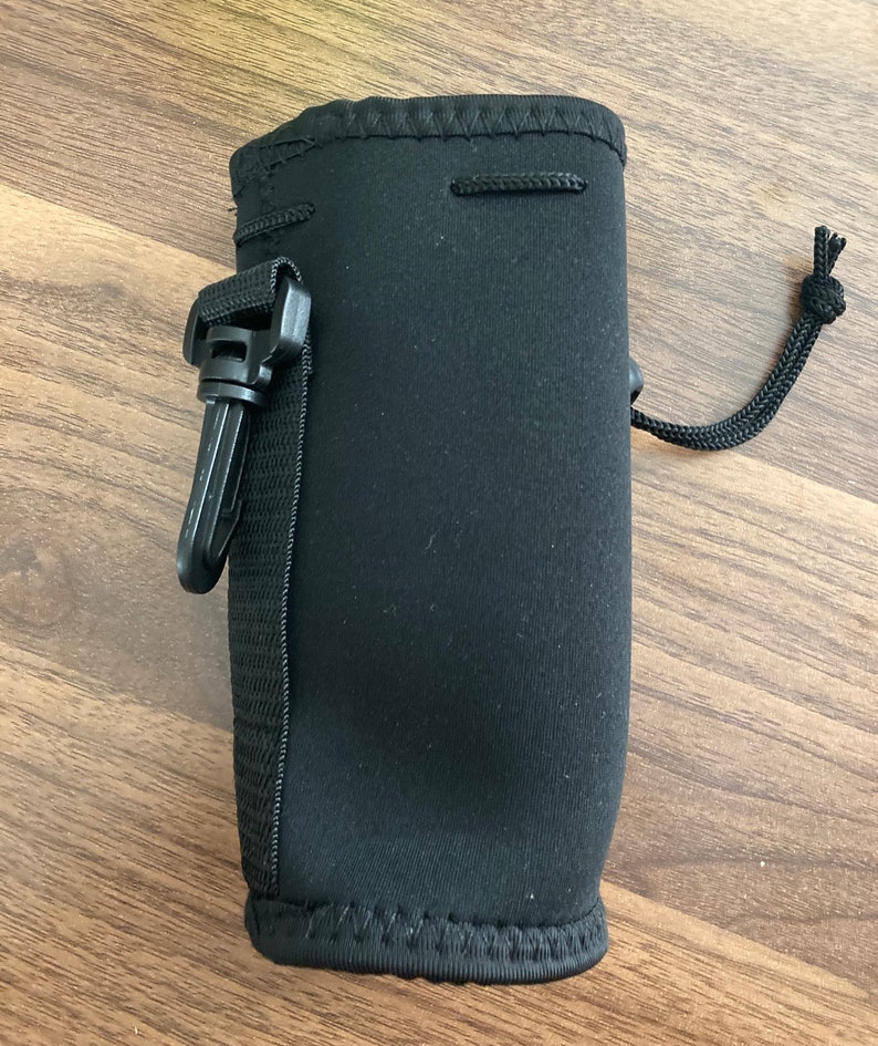 Blank Neoprene Water Bottle Koozie with drawstring and clip Etsy