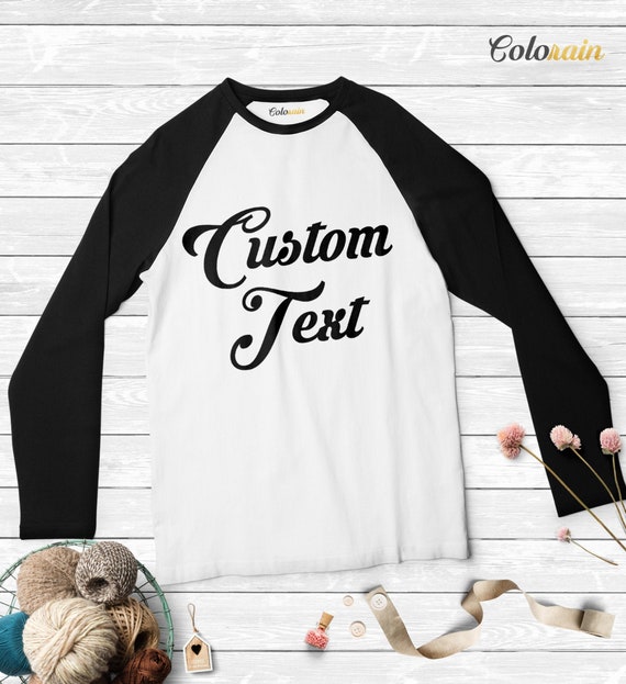 custom raglan shirt