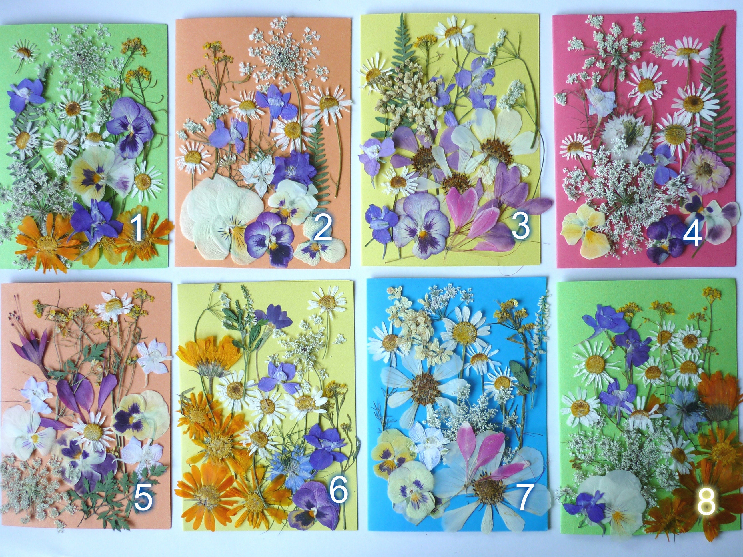 27pcs/set Pressed Flowers Dried Flowers DIY Scrapbooking Flower for Home Wedding, Size: 4x4cm