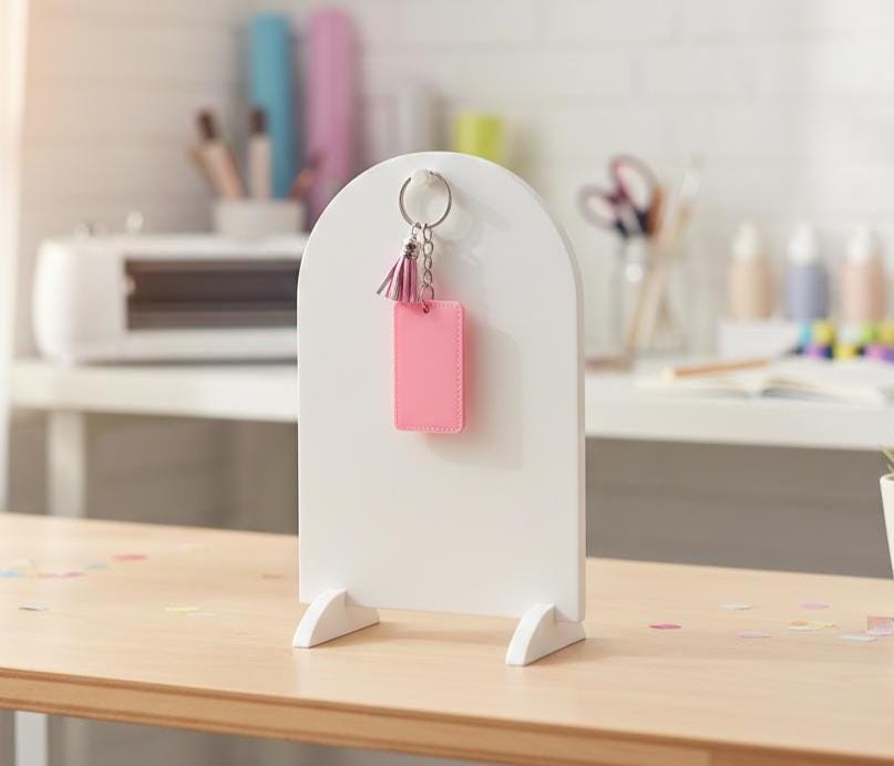 3D Printed Keychain Display Stand for Craft Shows, Arch Tabletop ...