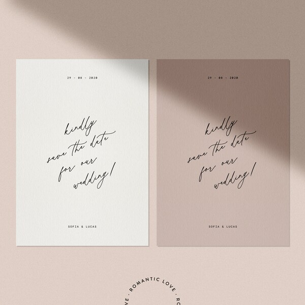 Diy Save the Date - Etsy UK