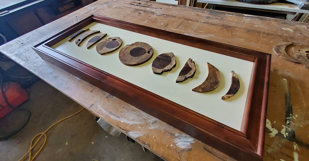 Moon Phase Wall Art Wood Custom Made - Etsy Ireland