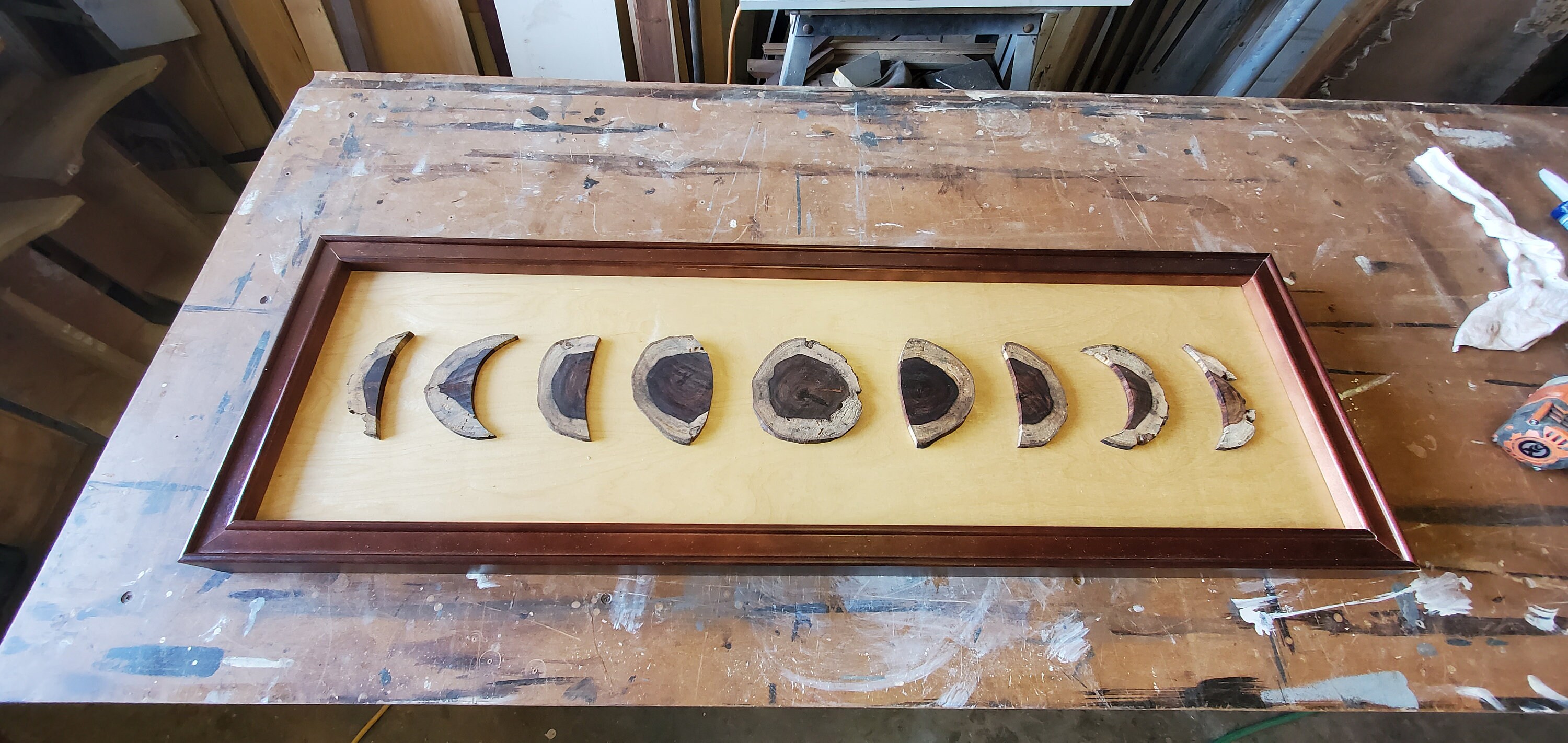 Moon Phase Wall Art Wood Custom Made - Etsy Ireland
