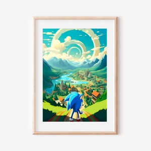 500074 Sonic the Hedgehog 2 Movie Cinema 16x12 WALL PRINT POSTER