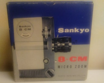 Vintage Sankyo 8-CM - 8 mm Cine Camera