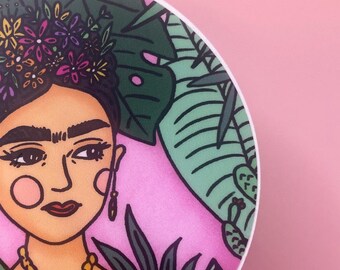 Frida Kahlo garden sticker
