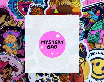Mystery Sticker Bundle Pack with bag