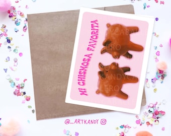Chismosa | Te Quiero Mucho | Feliz dia de San Valentin | Valentine's Day Card | Spanish Card | Galentine Card | Mi Chismosa Favorita