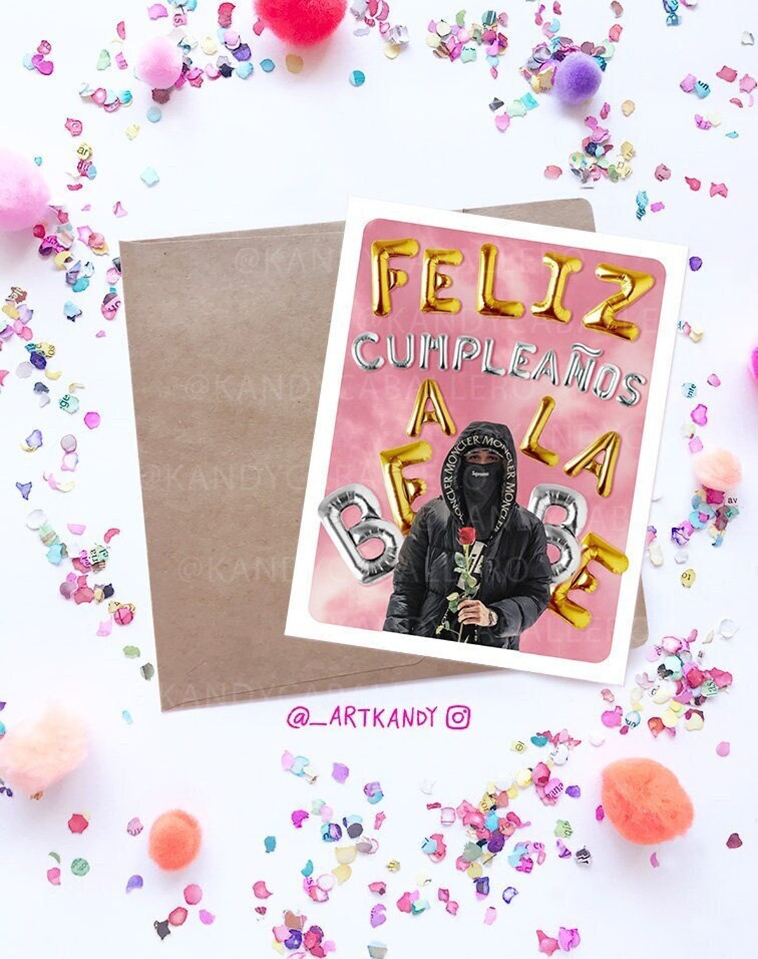 Peso Pluma Birthday Card Peso Pluma Card Feliz Cumpleanos - Etsy
