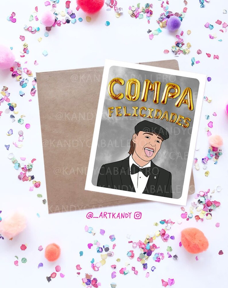 Peso Pluma Birthday Card Peso Pluma Card Feliz Cumpleanos - Etsy UK