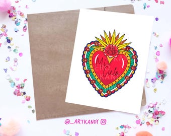 Te Quiero | Mi Cielo | Feliz dia de San Valentin | Valentine's Day Card | Spanish Card | Birthday Card