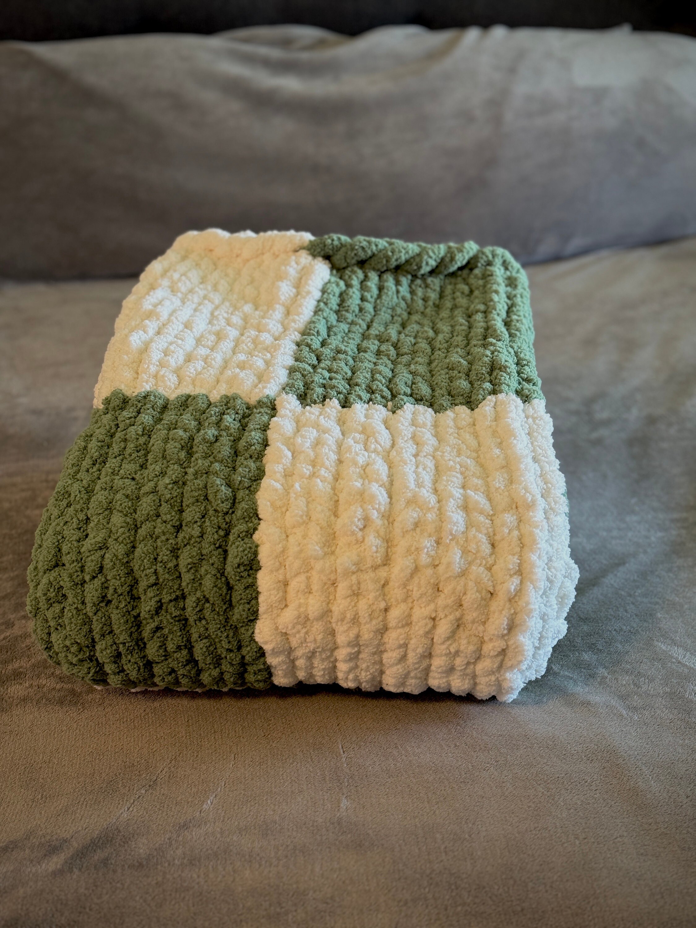 Chunky Knit Blanket Etsy