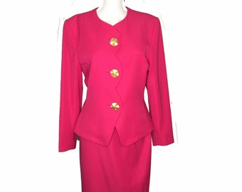 Kasper New Womens Ocean Blue Tiered 2pc Plus Size Skirt Suit