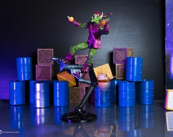 Marvel Legends Retro Goblin Glider Stand (Stand Only - No Figure) - 3D PRINT