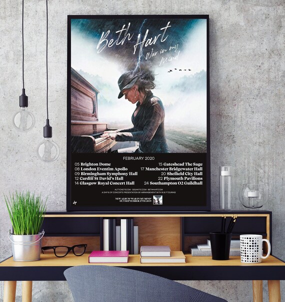 Lana Del Rey 2020 European Tour Premium Poster Print Professional Grade Gloss HD