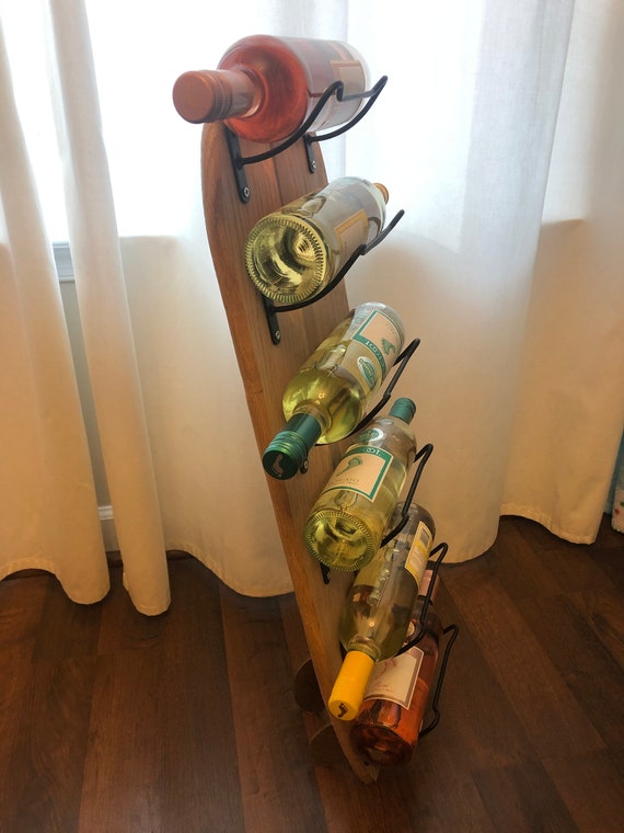 Wine Rack Large wooden surfboard Etsy